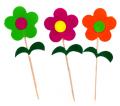 Decor de glace fleurs