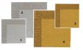 Serviettes papier or et argent