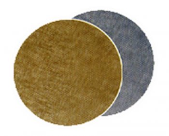   Set de table rond en fibres m&eacute;talis&eacute;es