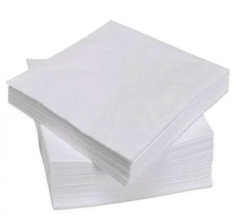 Serviette en papier blanche 30X30cm - Par 200