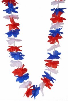 Collier tricolore 90cm 