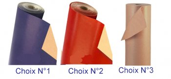 Papier cadeaux kraft couleur
