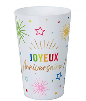 GOBELET JOYEUX ANNIVERSAIRE