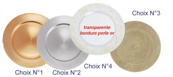 Sous assiettes