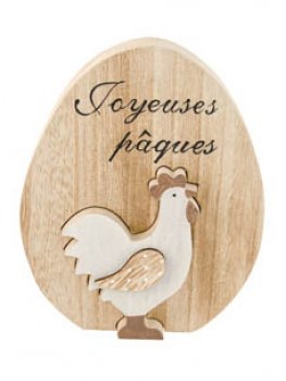 Oeufs de Pâques en bois