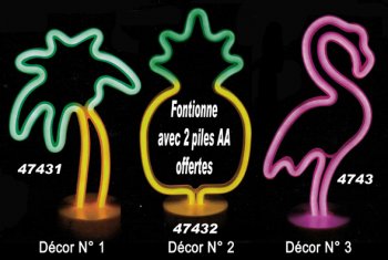 d&eacute;cor lumineux n&eacute;on