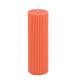 Bougie colonne cannelée 50X150