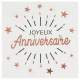 Serviette papier "joyeux anniversaire"