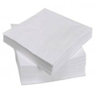 Serviette en papier blanche 30X30cm - Par 200