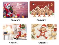 Set de table PVC décor Noël