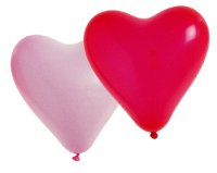 Ballons coeur par 8